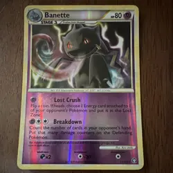 Pokemon Banette TCG Triumphant 14/102 Reverse Holo Rare 2010 80 HP English - Image 1
