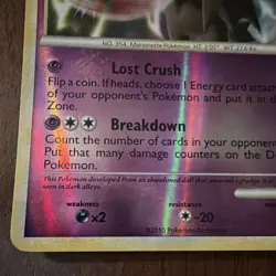 Pokemon Banette TCG Triumphant 14/102 Reverse Holo Rare 2010 80 HP English - Image 5