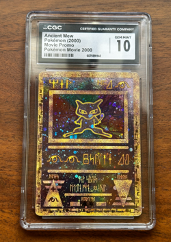 Ancient Mew Pokemon Movie 2000 Movie Promo Pokemon CGC 10 Gem Mint - Image 1