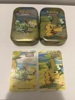Pokemon Accessories Lot |Dice Sleeves Coins Tins Markers Pins Markers Stickers| - Image 3