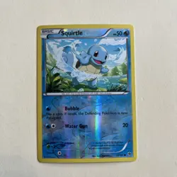 Squirtle 14/101 Common Plasma Blast Pokemon Reverse Holo Lightly Played - Image 1
