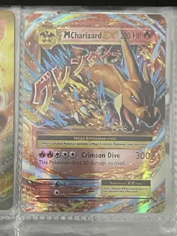 Pokemon M Charizard EX Mega Evolutions Holo Ultra Rare 220 HP 13/108 - Image 1