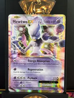 Pokemon TCG Mewtwo EX 52/108 Evolutions Illustration Rare - Image 1