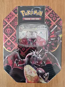 Pokemon TCG Paldean Fates Charizard Tin Brand New Factory Sealed BSP SVP074 - Image 1