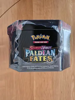 Pokemon TCG Paldean Fates Charizard Tin Brand New Factory Sealed BSP SVP074 - Image 4