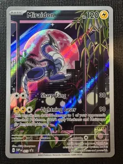 Pokemon TCG Miraidon SVP Black Star Promos Holo Card SVP013 - Image 1