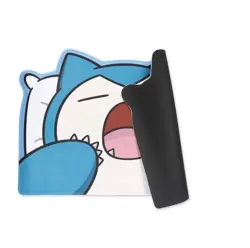New Pokemon Center Exclusive Yawning Snorlax on Pillow Die-Cut Playmat Play Mat - Image 2