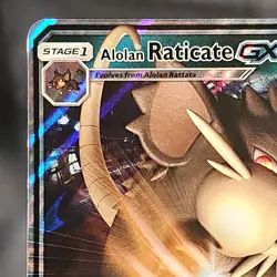Pokemon Alolan Raticate GX Ultra Rare Holo 85/168 Sm-Celestial Storm 2018 NM - Image 2