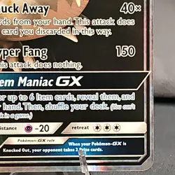 Pokemon Alolan Raticate GX Ultra Rare Holo 85/168 Sm-Celestial Storm 2018 NM - Image 5