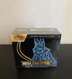 Mega Evolution Lucario Pokemon Center Sealed Elite Trainer Box (ETB) - Image 1