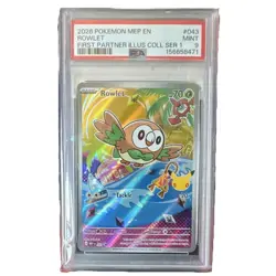 Pokemon Rowlet 043 Me: Mega Evolution Promo PSA 9 Mint Holo Basic 70 HP EN 2026 - Image 1