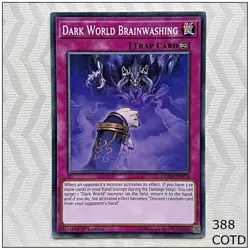 Dark World Brainwashing - COTD-EN074 - Common 1st Edition Yugioh - Image 1