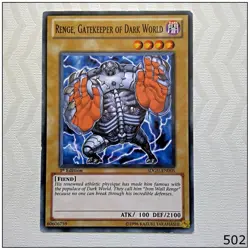 Renge, Gatekeeper of Dark World - SDGU-EN005 - Common 1st Edition Yugioh - Image 1
