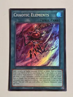 Chaotic Elements OP30-EN011 Super Rare Yugioh OTS Tournament Pack 30 Unlimited - Image 2
