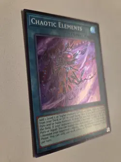 Chaotic Elements OP30-EN011 Super Rare Yugioh OTS Tournament Pack 30 Unlimited - Image 3