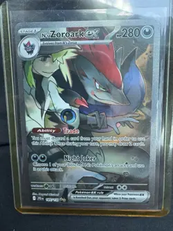 Pokemon TCG N's Zoroark EX Journey Together Ultra Rare Card 185/159 Full Art - Image 4