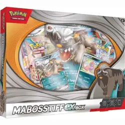Pokemon TCG Mabosstiff EX Box Factory SEALED Display with 4 Booster PACKS - Image 1