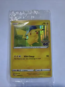 Pokemon SEALED Pikachu 028/078 Pokemon Go Holofoil Promo🔥 - Image 1