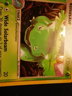 LP/MP Pokemon (Holo) VENUSAUR Card POP SERIES-2 Set #6/17 Cosmos Foil Promo#2 - Image 3