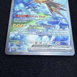 Pokemon Zapdos EX TCG 202/165 Scarlet & Violet 151 SIR MINT - Image 3