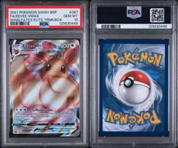 Eevee VMAX SWSH087 SWSH: Sword & Shield Promo Cards PSA 10 - Image 1
