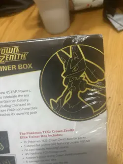 Pokemon TCG: Crown Zenith Elite Trainer Box ETB 10 Packs *2 Small tears In seal* 820650851476 - Image 5