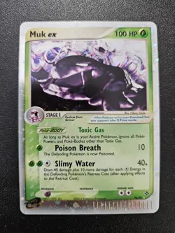 Pokemon EX Dragon Muk EX Ultra Rare Holo 96/97 NEAR MINT - Image 1