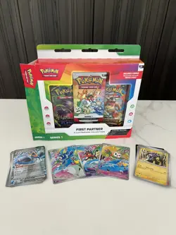 Pokemon 2026: First Partner Illustration Collection - Series 1 43-45 *Unsealed* - Image 1