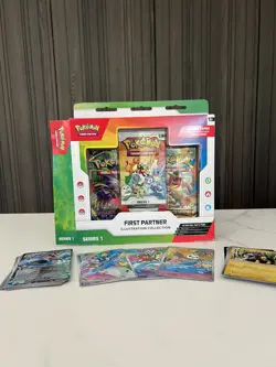 Pokemon 2026: First Partner Illustration Collection - Series 1 43-45 *Unsealed* - Image 2