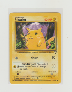 1995 pokemon pikachu 40 HP set 2 regular - Image 1
