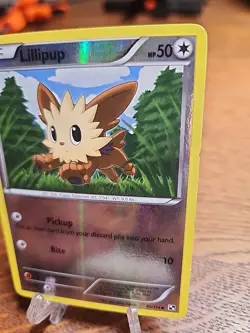 Lillipup 80/114 Black White Reverse Holo MP 2011 Pokemon TCG - Image 3