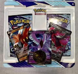Pokemon Chilling Reign 2 Pack Blister Galarian Zapdos V Articuno V Moltres V - Image 1