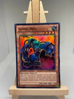 Jumbo Drill - Super Rare 1st Edition GAOV-EN015 - NM - YuGiOh - Image 1