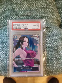 Boa Hancock One Piece 2022 OP02 Box Topper Japanese OP02-059 UC PSA 10 - Image 1