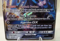 Metagross GX 85/145 Pokemon Card SM Guardians Rising - MP - Image 3