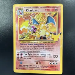 Pokemon Card TCG Celebrations Charizard 4/102 Classic Collection Holo NM - Image 1
