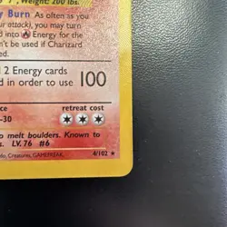 Pokemon Card TCG Celebrations Charizard 4/102 Classic Collection Holo NM - Image 4