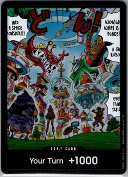 DON!! Card Foil (Egghead) English The Azure Sea's Seven - One Piece Card - NM - Image 1