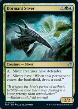 Dormant Sliver -Foil Light Play MTG Time Spiral Remastered - Image 1
