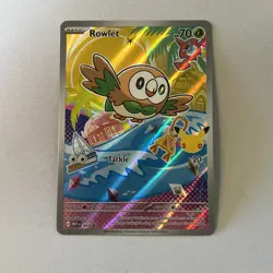 Rowlet MEP043 - 2026 First Partners Illustration Promo Alola - Pokemon Card NM - Image 1