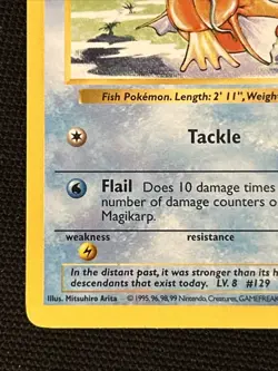 Pokemon Magikarp 36/102 Base Set (Shadowless) *Near Mint* Never Played Card - Image 2
