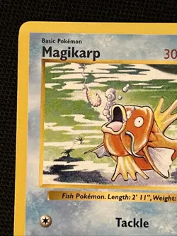 Pokemon Magikarp 36/102 Base Set (Shadowless) *Near Mint* Never Played Card - Image 3