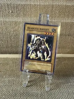 Yu-Gi-Oh TCG Headless Knight LON-054 Unlimited Regular Common Card NM - Image 1