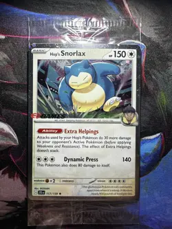 Hop's Snorlax - 117/159 - EB Games-Stamped Promo - Pokemon Card - Sealed - Image 1
