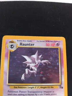 LP 1999 Pokemon TCG Haunter 6/62 Fossil Unlimited Holo Rare Card - Image 5