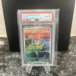 Pokemon TCG Victini Black Star Promo Card 208 PSA 10 Gem Mint - Image 1