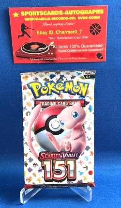 POKEMON Scarlet & Violet 151 English Booster Pack , 2023/Sealed / Plus Coupon - Image 1
