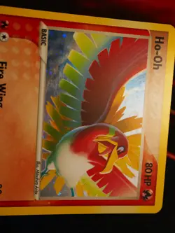 MP Pokemon (Holo) HO-OH Card POP SERIES-5 Set #1/17 Cosmos Foil DP Pack Promo#1 - Image 2