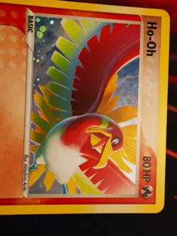 MP Pokemon (Holo) HO-OH Card POP SERIES-5 Set #1/17 Cosmos Foil DP Pack Promo#1 - Image 3
