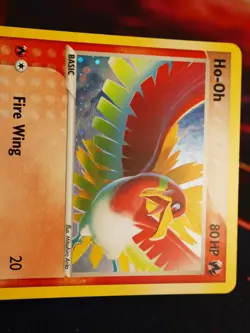 MP Pokemon (Holo) HO-OH Card POP SERIES-5 Set #1/17 Cosmos Foil DP Pack Promo#1 - Image 5